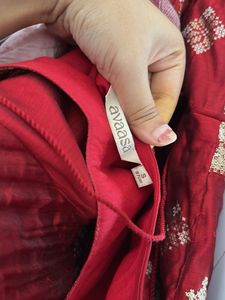 Elegant Red Ethnic Gown