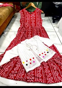 Long Kurti With Jacket
