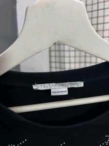 stellamccartney crystals monogram Sweatshirt