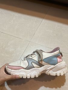 White sneakers