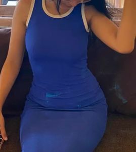 Blue Sleeveless Dress