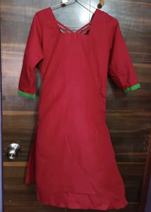 Embroidery Kurti With Pockets &amp; Designer Back