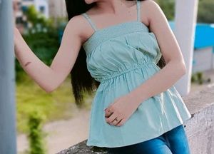 Cute Mint Green Peplum Tank Top