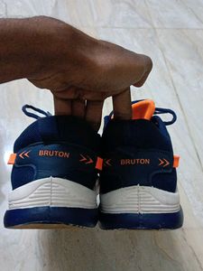 Bruton Navy Blue Casual Shoes