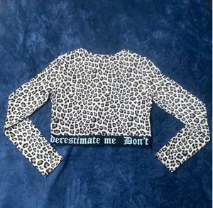 H&amp;M | Tops | Divided H&amp;M Sexy Crop Top Leopard