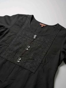 Elegant Black Kurta