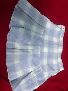 H&amp;M Plaid Pleated Skirt