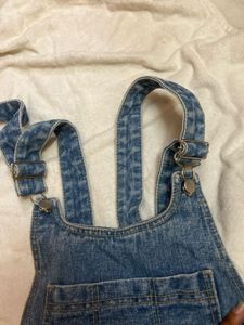 Denim Overalls Skirt