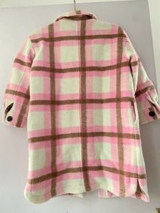Imported Pink Plaid Shacket