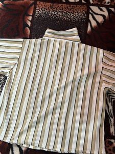 Striped Button-Down Shirt