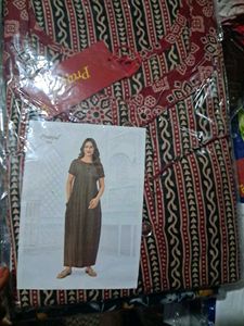 Pranjul Maxi Nightgown 420rs Each