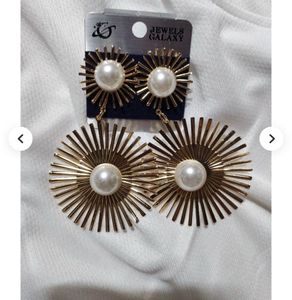 Statement Pearl Drop Earrings