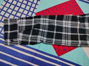 Checkered Crop Shirt