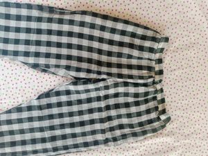 Gingham Checkered Pants