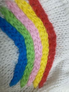 Rainbow Sweater 5-6 Yrs( FESTIVE OFFER)