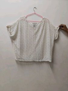 Crochet Knit Top