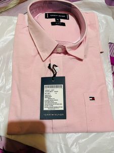 Tommy Hilfiger Peach Casual Shirt