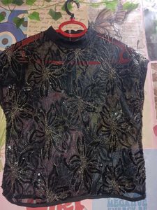 Korean Crop  Net  Top