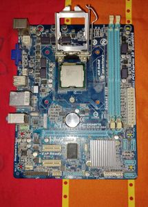 Motherboard With Processor