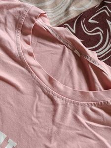 Oversized Pink Aurora Tiger Graphic Tee
