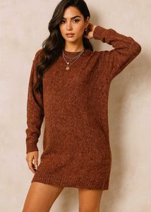 🎀BUY1 GET1 FREE Imported Cozy Sweater Dress A