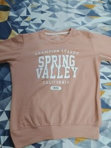 Peach Color Sweatshirt