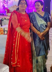 Red Gown,Full Flayerd