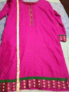 Bright Pink Kurta