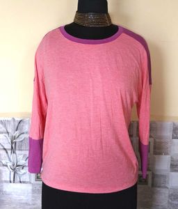 🎁Buy 2 Get 1 Free🎁Size S/M Pink & Purple Top