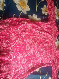 Patterned Pink Top