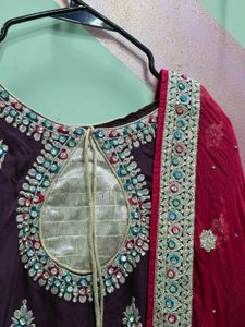 Dark Purple Heavy Stonework Sharara