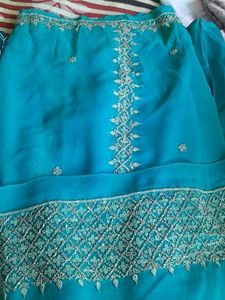 Teal Dress Material