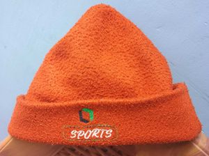 Vintage Orange Sports Beanie