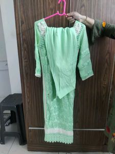 Mint Green Embroidered Pakistani Salwar Kameez