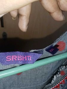 A Xxl Cotton Grey Kurti