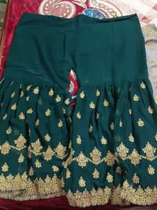 Elegant Grey &amp; Gold Kurta