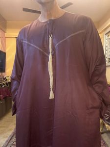 Mens Arabic Full  Jubba Pure Heavy Japan Satin