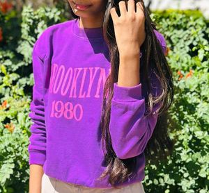 Purple Brooklyn 1980 Sweatshirt