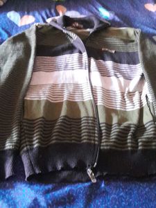 Striped Zip-Up Jacket