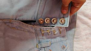 Blue Denim High Waist Jeans👖