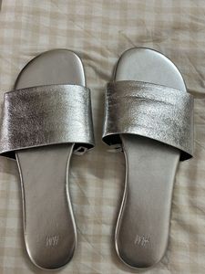 H&M Silver. Flats - New