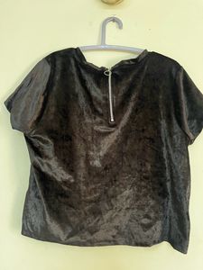 Black Velvet Top