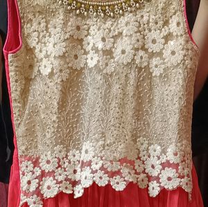 Girls Anarkali/Frock ( with Bottom)