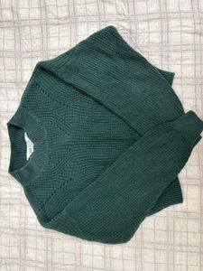 H&amp;M Green Knit Sweater