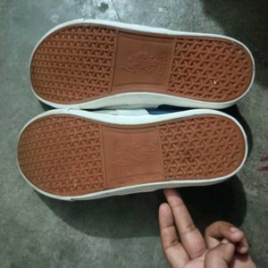 US Polo Assn. White Canvas Sneakers