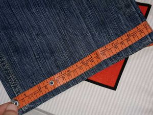 Striped Denim Jeans
