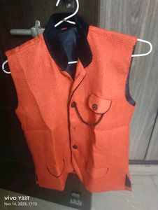 Cotton Jacket Without Sleeves For Boys