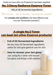 Numbuzin No.3 Super Glowing Essence Toner