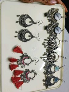 Each 30 Rs Or 200 Coin Boho Statement Earring Bund