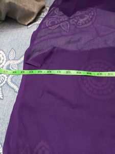 Purple Georgette Fabric
